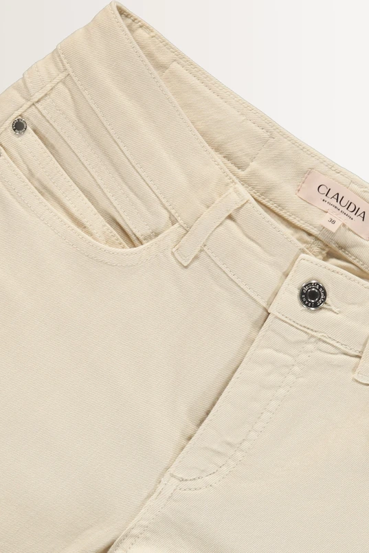 Skinny low rise broek