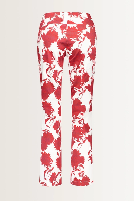 Slim fit broek bloemenprint Zelma1 Gardeur