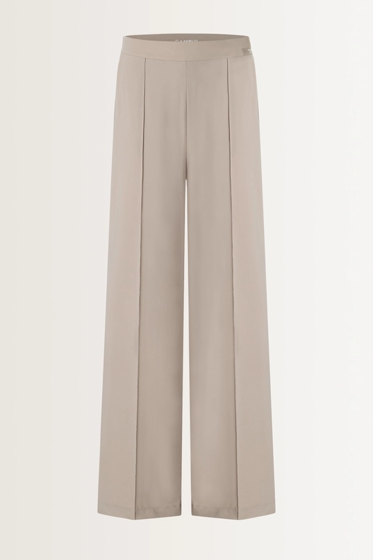 Slim fit broek brede tailleband Ava Cambio