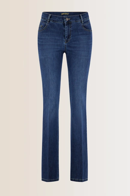 Slim fit jeans met bootcut ZURI126 Gardeur