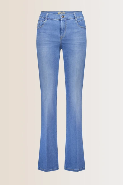 Slim fit jeans met bootcut ZURI126 Gardeur