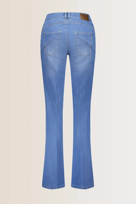 Slim fit jeans met bootcut ZURI126 Gardeur