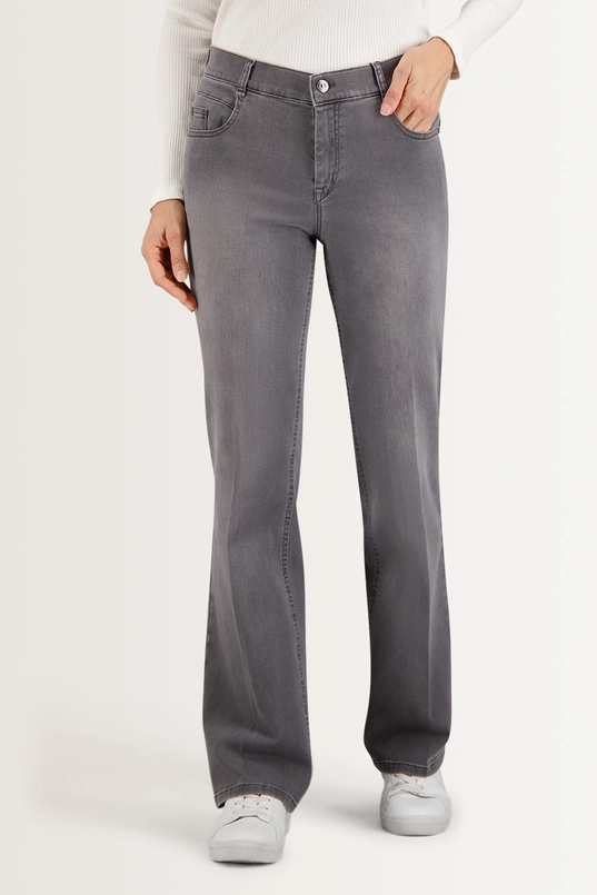Slim fit jeans met bootcut ZURI126 Gardeur
