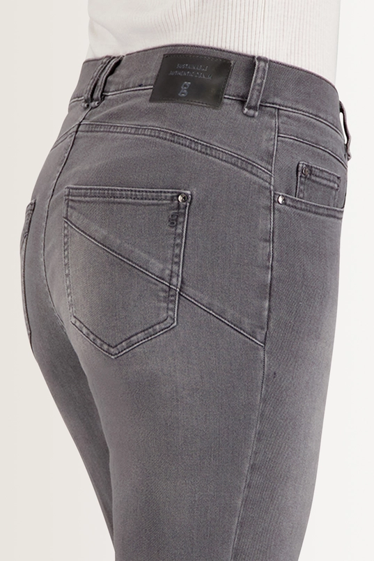 Slim fit jeans met bootcut ZURI126 Gardeur
