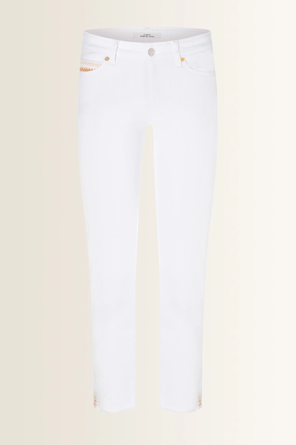 Slim fit jeans met verfijnde details Piper Cambio