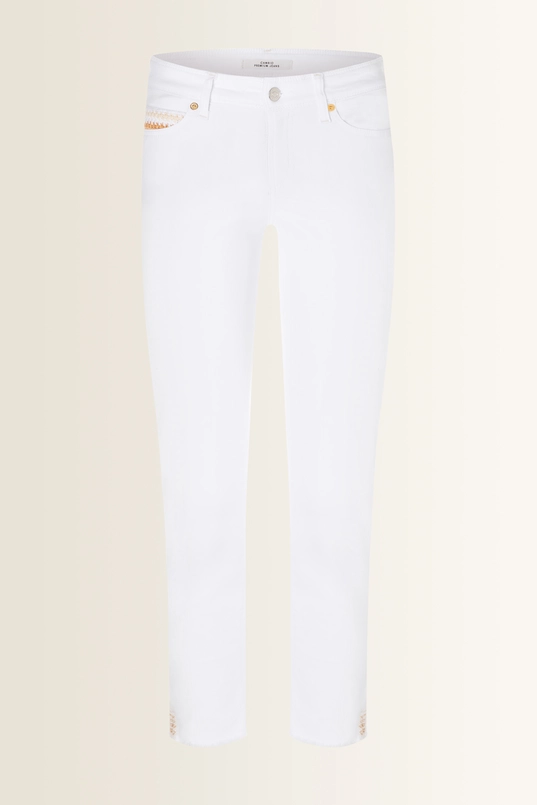 Slim fit jeans met verfijnde details Piper Cambio
