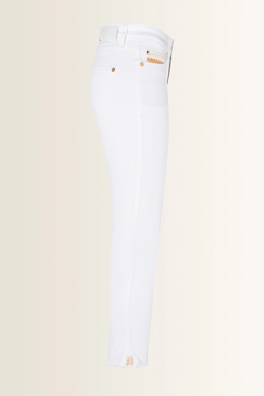 Slim fit jeans met verfijnde details Piper Cambio