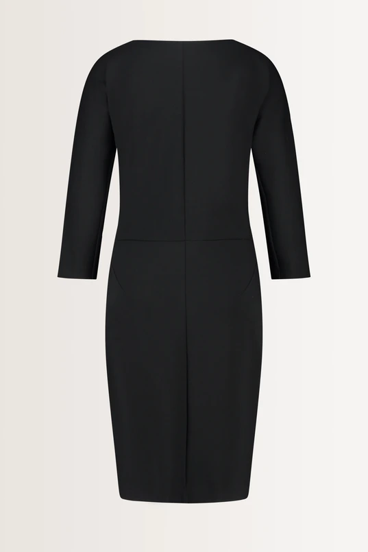 Slim-fit jurk met ritsen