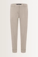Slim fit pantalon met omslag Krystal Cambio