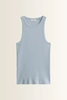 Slim fit ribtop in katoen-modal Marc O'Polo