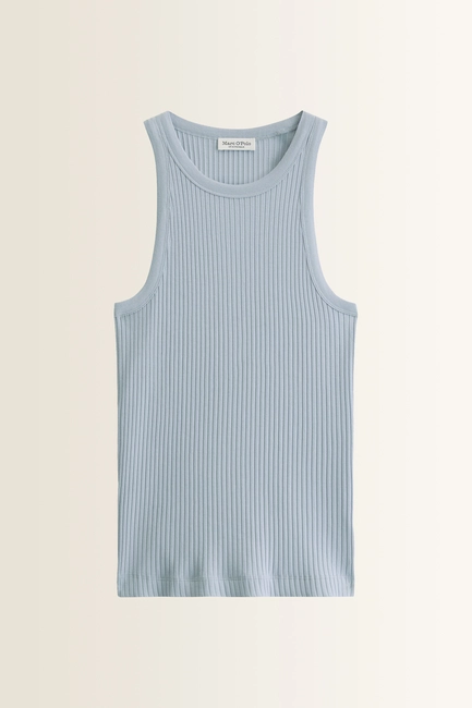Slim fit ribtop in katoen-modal Marc O'Polo