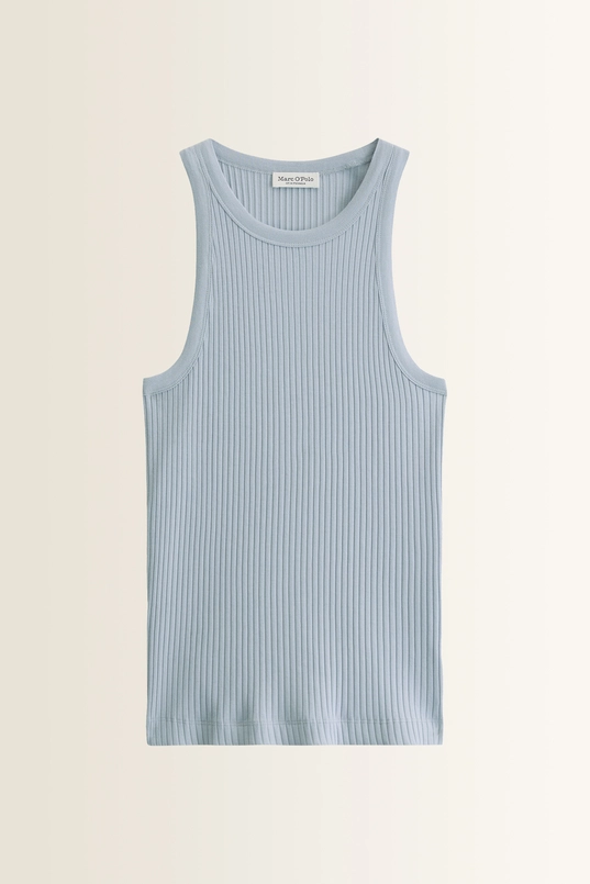 Slim fit ribtop in katoen-modal Marc O'Polo