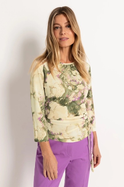 Slim-fit top met print