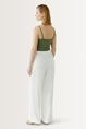 Slip-on broek met lichte glans OUI
