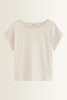 Slub jersey T-shirt biologisch katoen Marc O'Polo