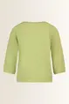 Slub jersey top met plooidetail op de mouwen