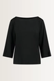 Soepele blouse met splitjes