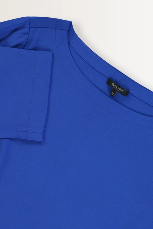 Soepele blouse met splitjes