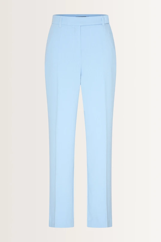 Soepele pantalon met persvouwen
