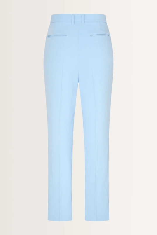 Soepele pantalon met persvouwen