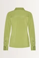 Soepelvallende blouse klassieke kraag