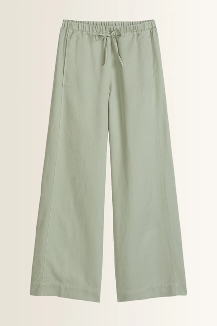Soepelvallende broek in katoenmix Marc O'Polo