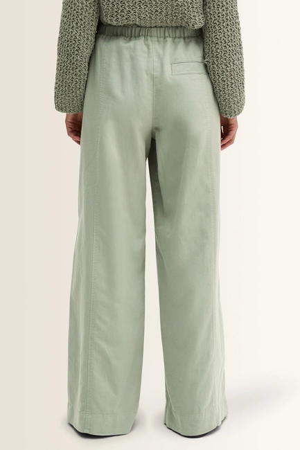 Soepelvallende broek in katoenmix Marc O'Polo