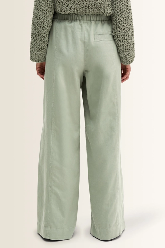 Soepelvallende broek in katoenmix Marc O'Polo