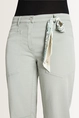 Soepelvallende broek met shawldetail Ocean Cambio