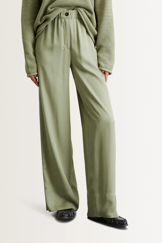 Soepelvallende viscose broek Marc O'Polo