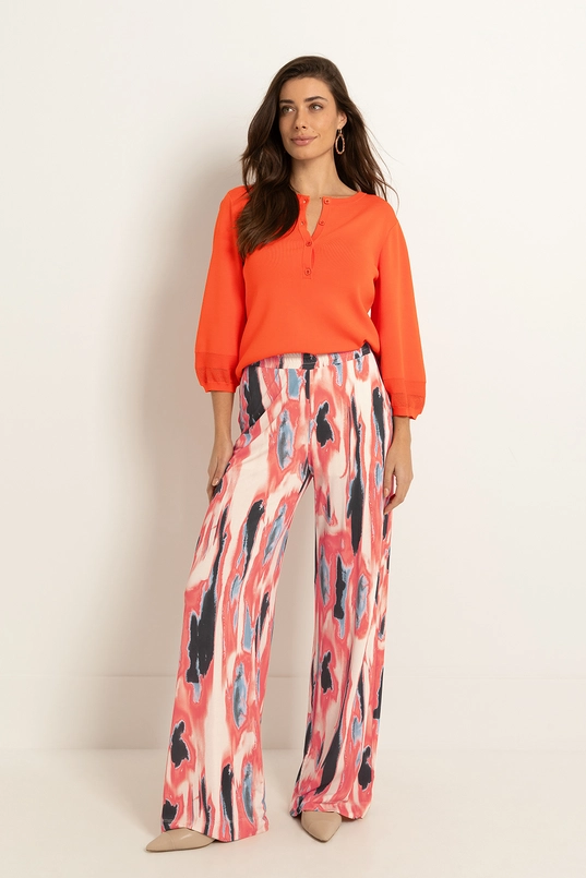 Statement broek met grafische print