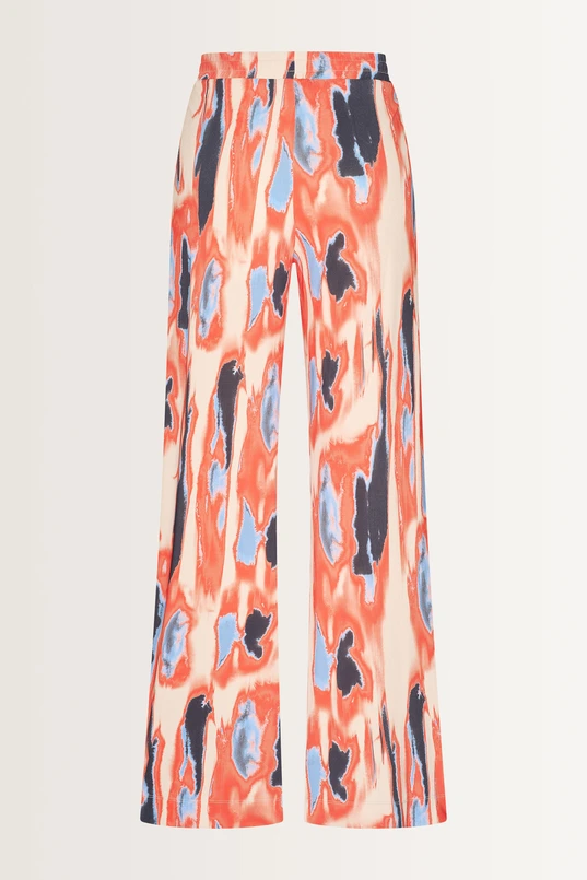 Statement broek met grafische print