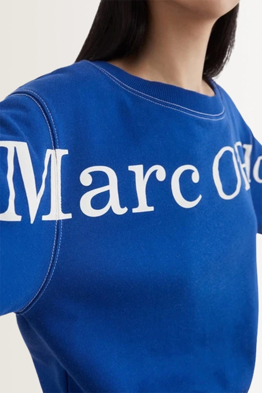 Statement sweater XL-logoprint Marc O'Polo