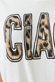 Statement T-shirt speelse opdruk OUI