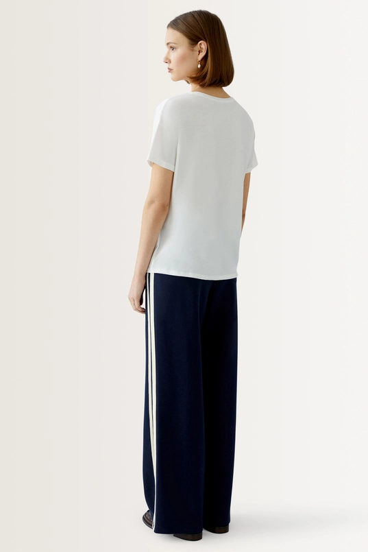 Statement T-shirt speelse opdruk OUI