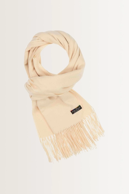 Stola met subtiele glitter en franjes FRAAS