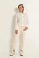 Straight fit jeans met verticale naad