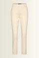 Straight fit jeans met verticale naad