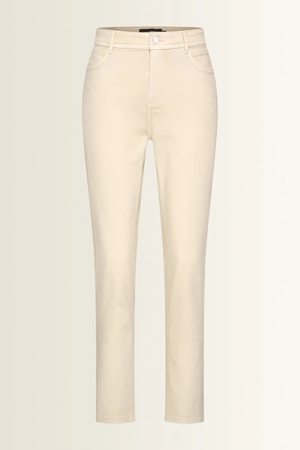 Straight fit jeans met verticale naad