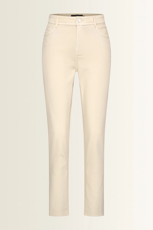 Straight fit jeans met verticale naad