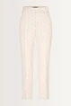 Straight jacquard pantalon