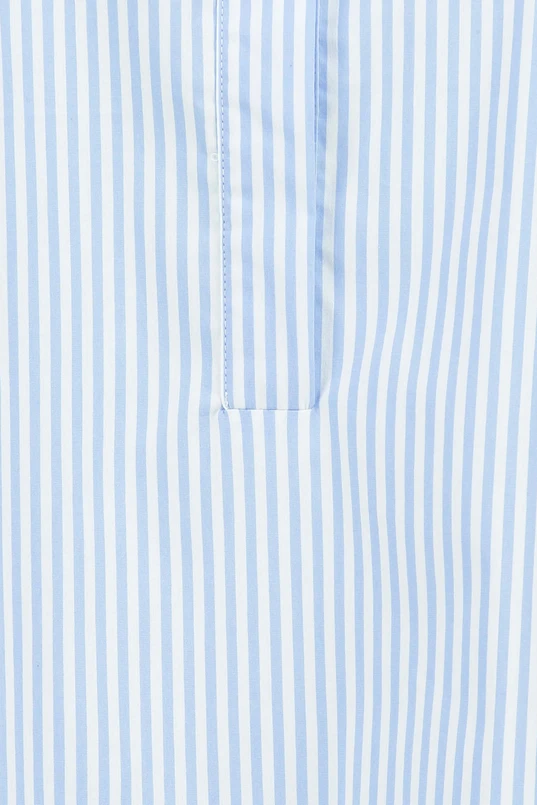 Streepblouse met kant