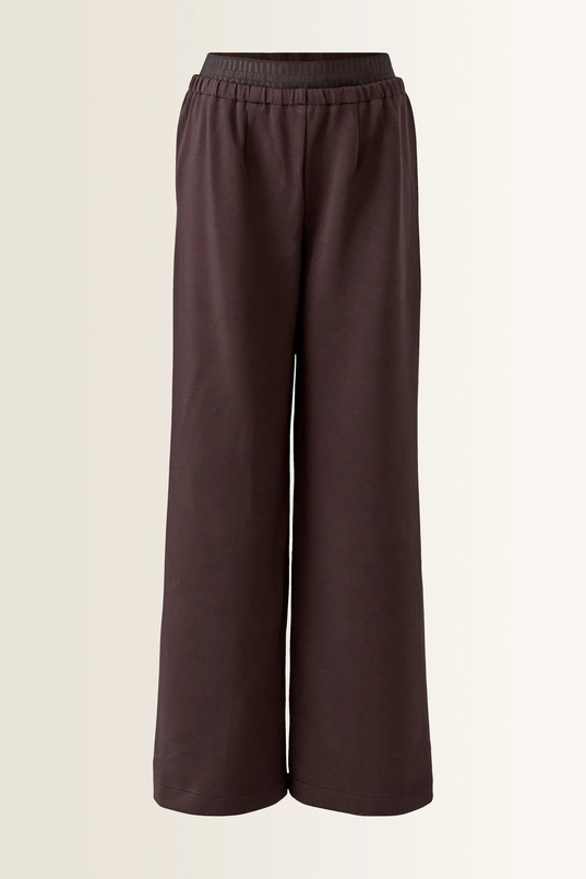 Stretch broek met wijde pasvorm OUI