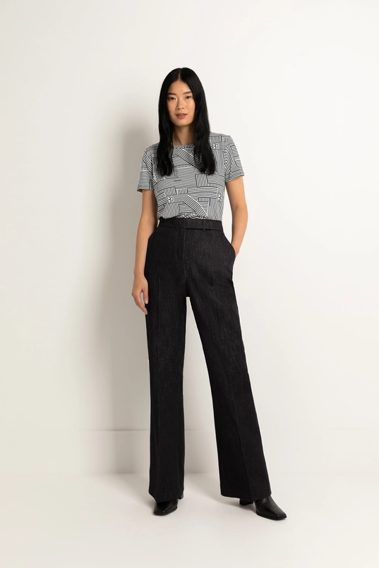 Stretch denim pantalon