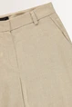 Stretch pantalon met omslag