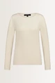 Stretch top met lange mouwen