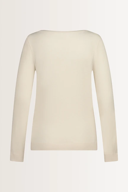 Stretch top met lange mouwen