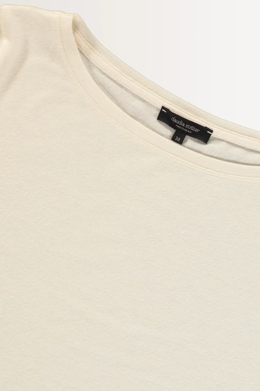 Stretch top met lange mouwen