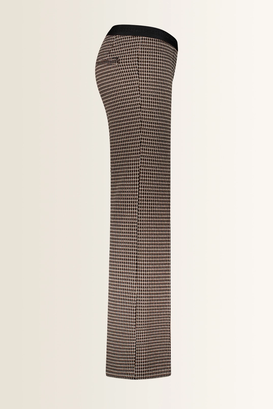 Stretchbroek met pied-de-poule dessin Gardeur