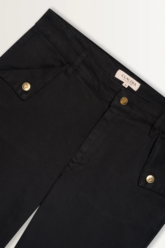 Stretchdenim broek coupenaad